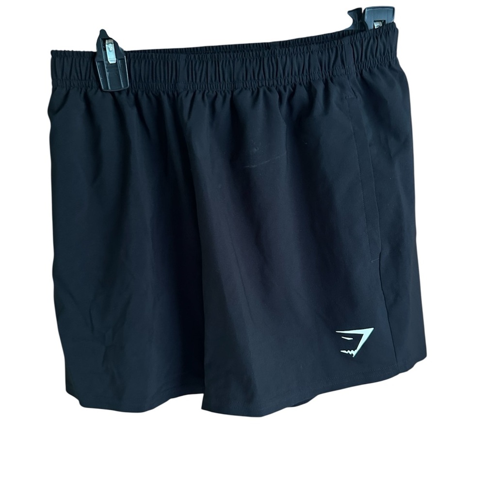 Gymshark Black Athletic Shorts Lightweight Elastic Waist